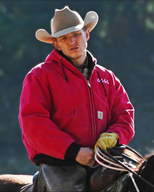 Yellowstone Season 4 Jimmy Hurdstrom Red Jacket