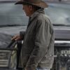 Yellowstone TV Series John Dutton Cotton Grey Jacket 1