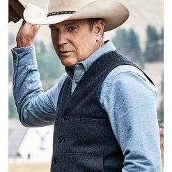 Yellowstone TV Series John Dutton Grey Vest