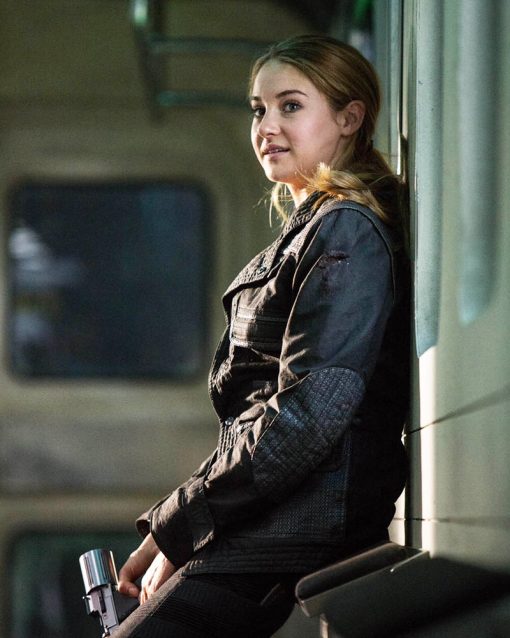 Divergent Insurgent Shailene Woodley Black Jacket 1