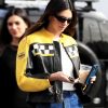 Aspen Trip 2023 Kendall Jenner Leather Jacket 3