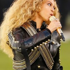 Pepsi Super Bowl 50 Halftime Show Beyonce Leather Jacket 1