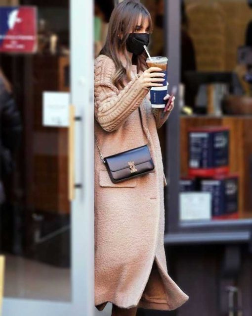 Emily in Paris S03 Lily Collins Beige Trench Coat