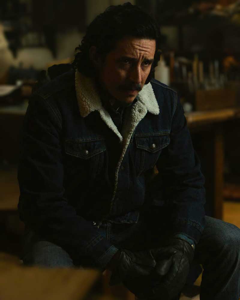 The Last of Us Gabriel Luna Denim Jacket With Fur Collar