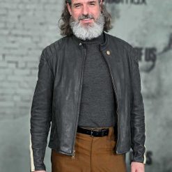 The Last of Us 2023 Jeffrey Pierce Black Leather Jacket