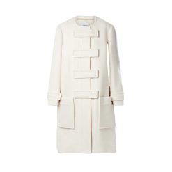 You S04 Charlotte Ritchie White Wool Coat