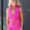 Barbie 2023 Margot Robbie Pink Vest 2