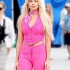 Barbie 2023 Margot Robbie Pink Vest 3
