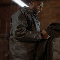 Luther The Fallen Sun Idris Elba Black Hooded Jacket 1