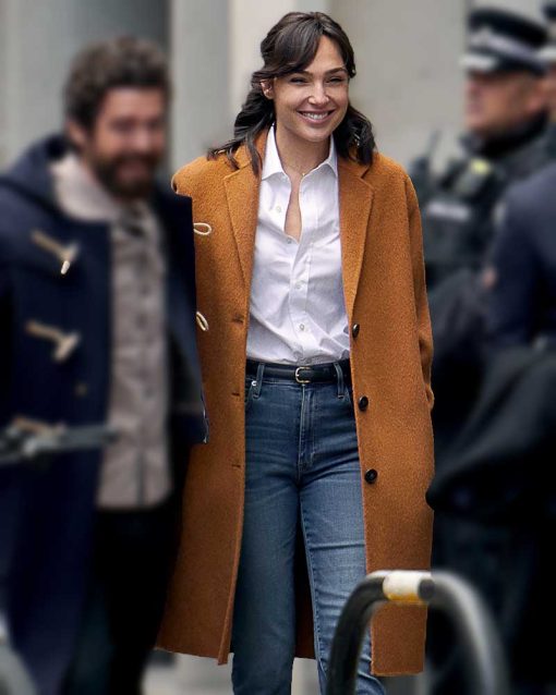Heart of Stone 2023 Gal Gadot Brown Trench Coat