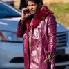 They Cloned Tyrone 2023 Jamie Foxx Faux Fur Leather Coat