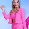 Barbie 2023 Margot Robbie Pink Jacket 1
