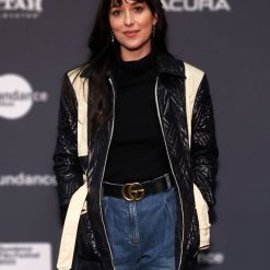Sundance Film Festival 2023 Dakota Johnson Leather Jacket 1