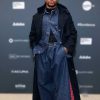 Sundance Film Festival 2023 Jonathan Majors Trench Coat
