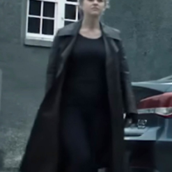 Alice Eve The Last Girl (Cult Killer) Cassie Holt Leather Trench Coat