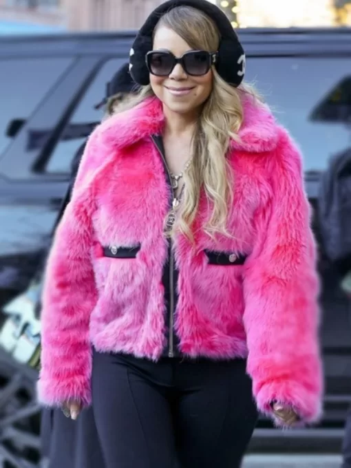 Mariah Carey Pink Jacket