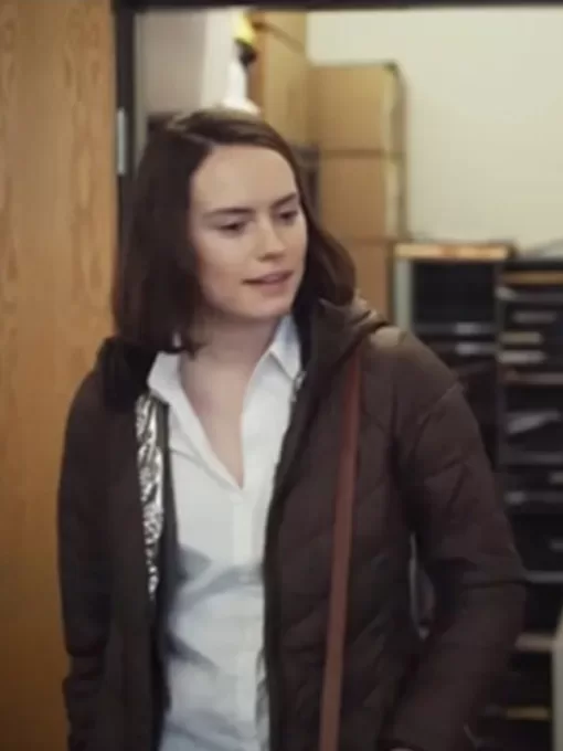 Sometimes I Think About Dying Daisy Ridley Brown Jacket