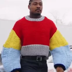 Stefon Diggs Color-Block Sweater