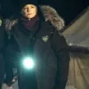 Jodie Foster True Detective Liz Danvers Black Fur Hooded Jacket