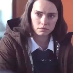 Daisy Ridley Movie Sometimes I Think About Dying Fran Hooded Jacket