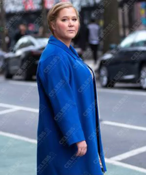 Amy Schumer Life and Beth 2 Blue Coat for women