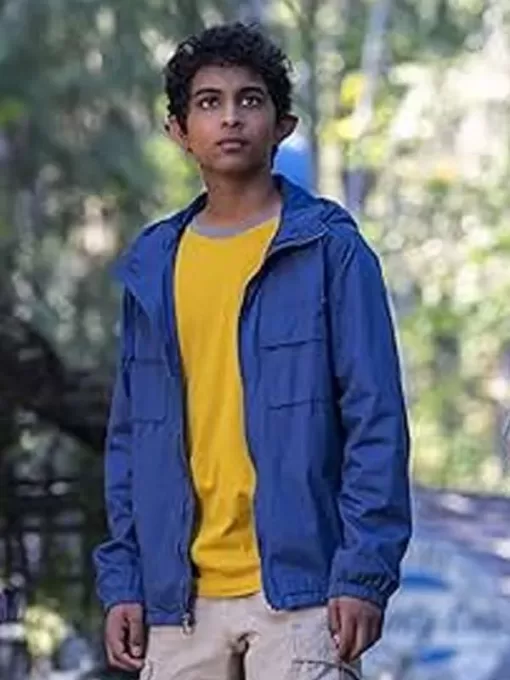 Grover Underwood Percy Jackson and the Olympians Blue Jacket