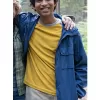 Grover Underwood Percy Jackson and the Olympians Blue Jacket for men