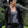 Halle Berry The Union 2024 Roxanne Hall Leather Jacket