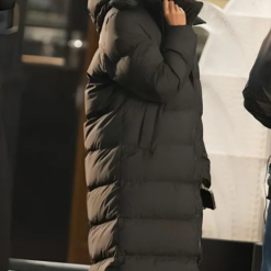 Halle Berry The Union Roxanne Hall Puffer Coat
