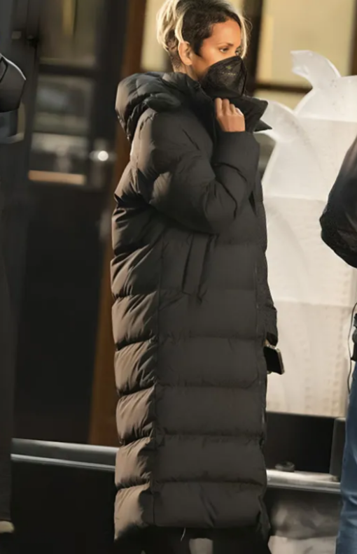 Halle Berry The Union Roxanne Hall Puffer Coat