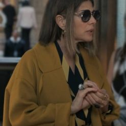 Marisa Tomei Upgraded Yellow Coat For Women