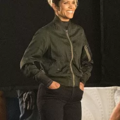 Roxanne Hall The Union Halle Berry Bomber Jacket