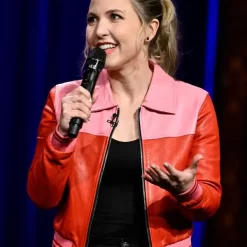 Taylor Tomlinson After Midnight Show Host Leather Jacket