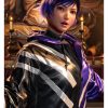 Tekken 8 Video Game 2024 Reina Mishima Black and Purple Jacket