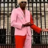 Tyler the Creator Pink & Red Suit