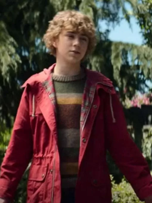 Walker Scobell Percy Jackson and the Olympians Red Jacket