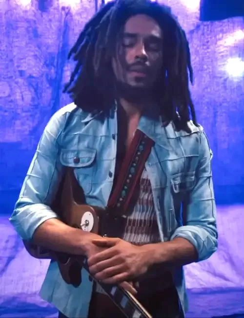 Bob Marley One Love Kingsley Ben-Adir Grey Jacket