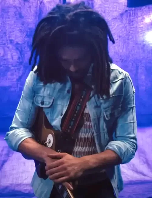Movie Bob Marley One Love Kingsley Ben-Adir Grey Jacket