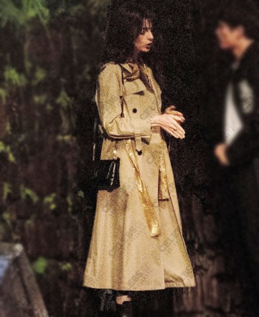 Anne Hathaway The Idea of You 2024 Brown Coat