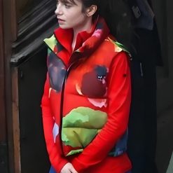 Emily In Paris Lily Collins Red Vest