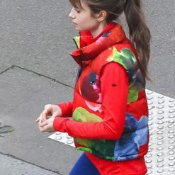 Emily In Paris Lily Collins Red Vest For women