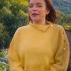 Maddie Kelly Film Irish Wish Lindsay Lohan Yellow Sweater