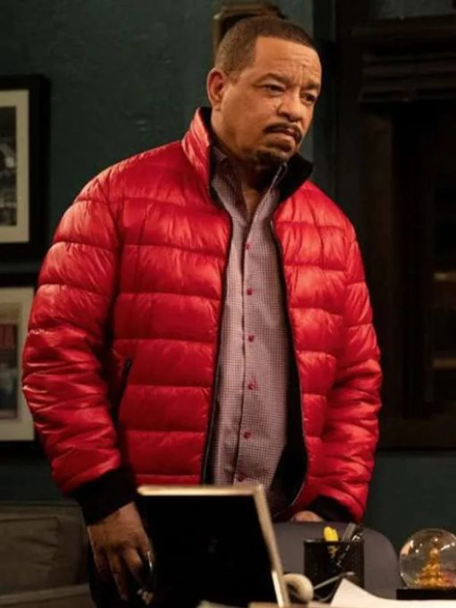 Odafin Tutuola Law and Order SVU Red Jacket