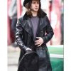 Rory Culkin 5lbs of Pressure Mike Black Leather Coat