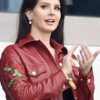 Super Lana Del Rey Red Jacket For Women