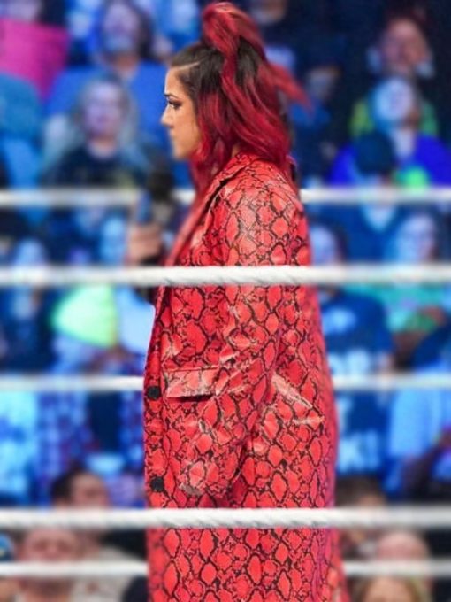 WWE Bayley Red Coat For Women