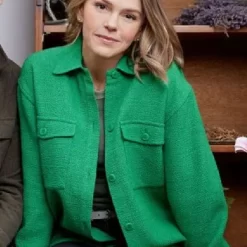 An Easter Bloom Aimee Teegarden Green Jacket