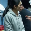 Elodie Yung The Cleaning Lady Thony Grey Hoodie