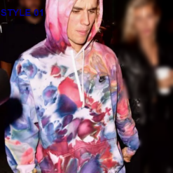 Justin Bieber Tie Dye Hoodie