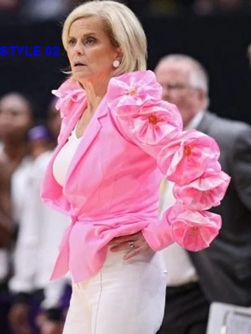 LSU Coach Kim Mulkey’s Pink blazer